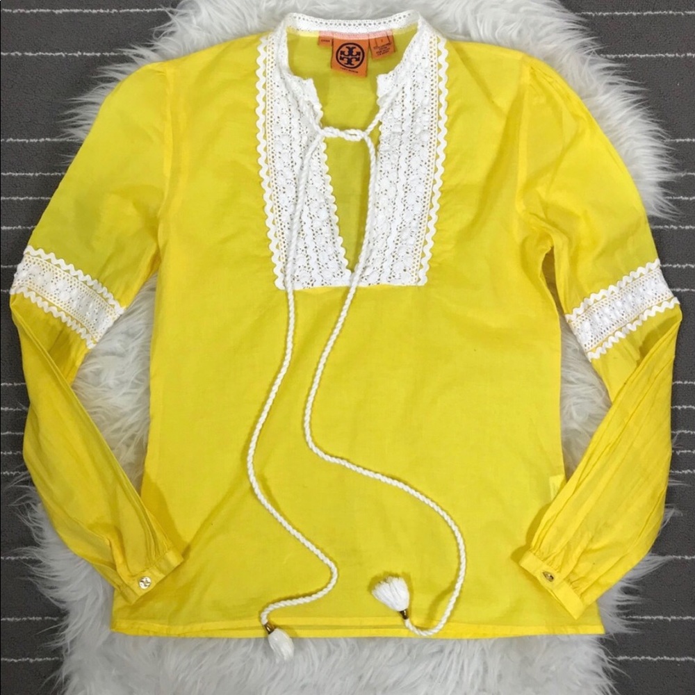 Tory burch tassel front top